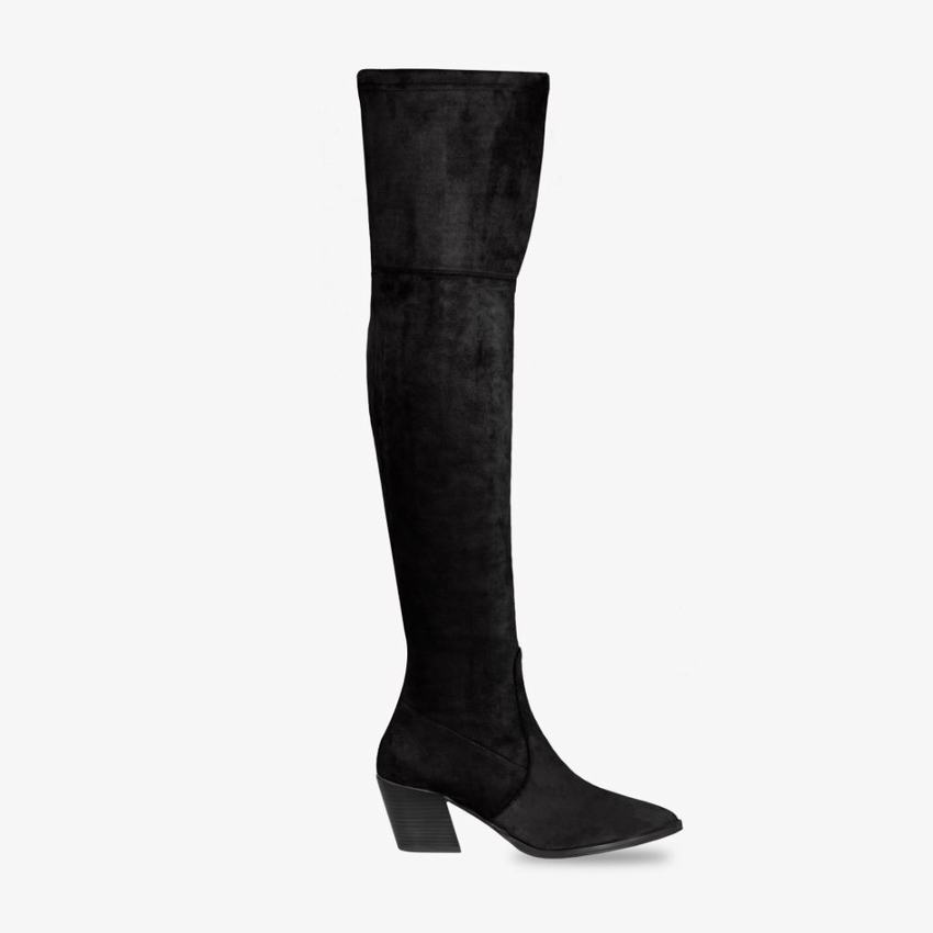 Thursday Boots Tempest Overknee Laarzen Dames - Laarzen Zwart (7983562-XH)